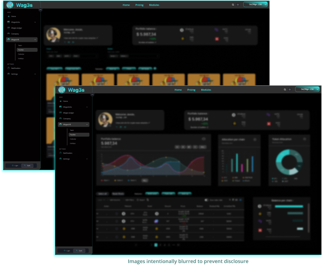 Wag3s Folio Dashboard - Crypto Portfolio Management