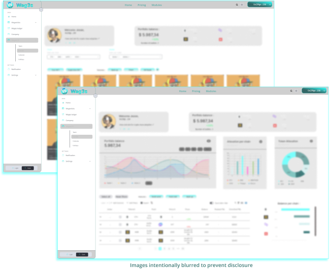 Wag3s Folio Dashboard - Crypto Portfolio Management