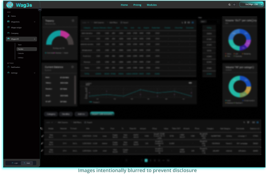Wag3s Ledger - Real-Time Blockchain Accounting Dashboard